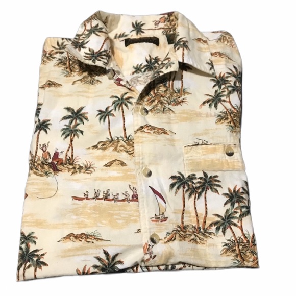 Timberland Other - TIMBERLAND HAWAIIAN SHORT SLEEVE SHIRT SIZE L